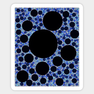 Random Tiling Blue Sticker